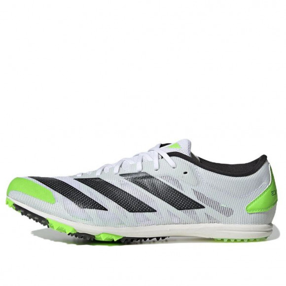 adidas Adizero Xc Spikes White/Black/Green Marathon Running Shoes GX6681 - GX6681