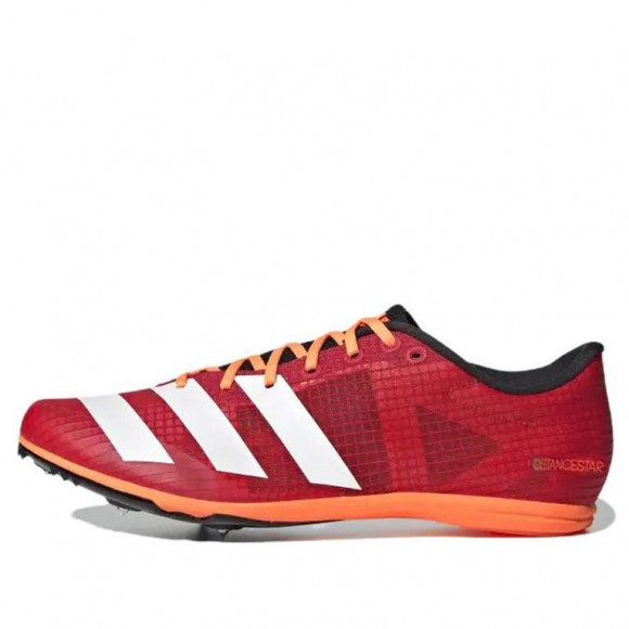 adidas Distancestar Wear-resistant Shock Absorption Red Red Marathon Running Shoes GX6683 - GX6683