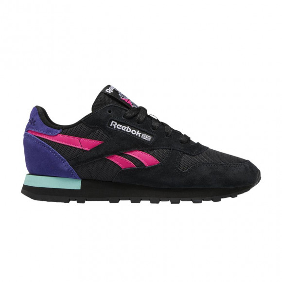 Reebok Wmns Classic Leather 'Black Proud Pink Bold Purple' | Women's Size 9.5 - GX7098