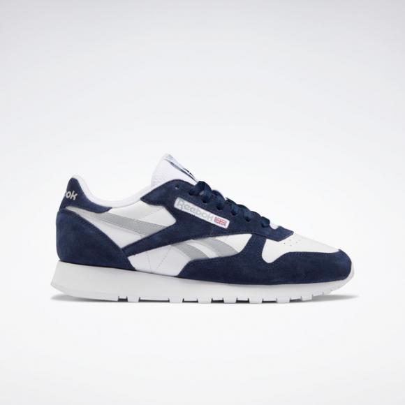Reebok Men's Classic Leather Sneakers in Navy/White/Grey - GX9314