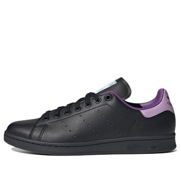 adidas Disney x Stan Smith BLACK/PURPLE Skate Shoes GX9507 - GX9507