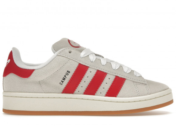 adidas Campus 00s Crystal White Better Scarlet - GY0037