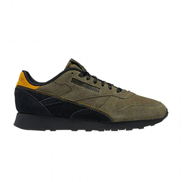 Reebok Classic Leather 'Army Green Black Bright Ochre' | Men's Size 12 - GY1530