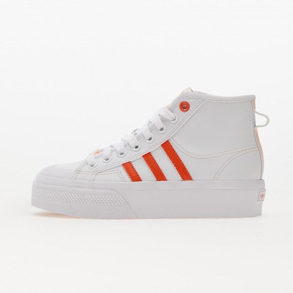 adidas Nizza Platform Mid Her Vegan W Ftw White/ Seimor/ Bliss Orange - GY1897