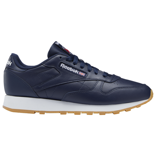 Reebok Classic Leather - Men's Running Shoes - Navy / Beige - GY3600
