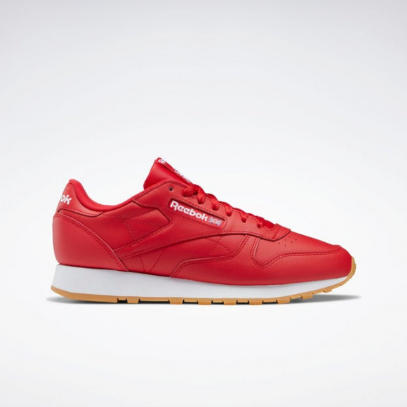 Reebok Classic Leather - Men's Running Shoes - Red / Beige - GY3601