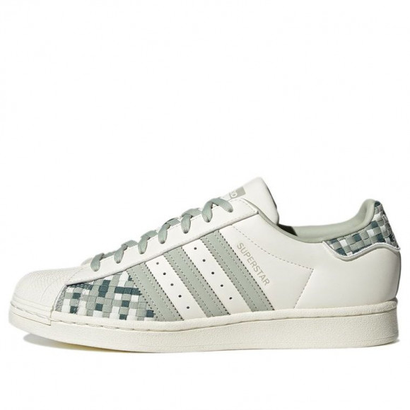 adidas Womens WMNS originals Superstar White Green Skate Shoes GY4156 - GY4156