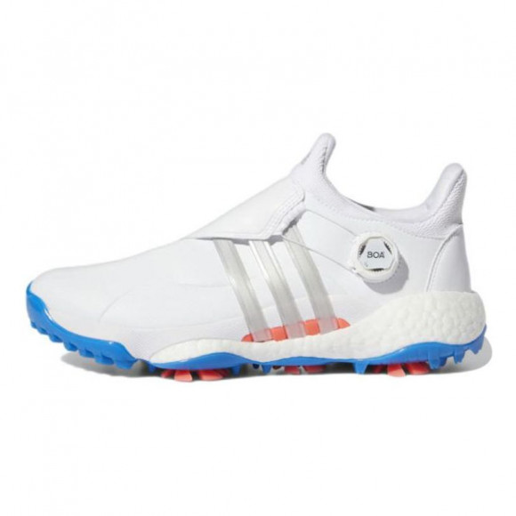 adidas Tour360 22 Recycled Polyester Boa Golf White/Blue Marathon Running Forums (Golf Forum/Women's/Wear-resistant/Non-Slip) GY5342 - GY5342