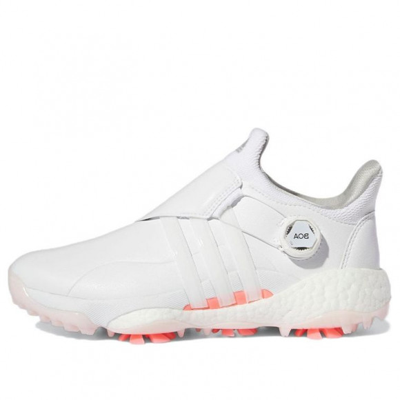 adidas Tour360 22 BOA White/Pink Marathon Running Shoes (Golf Shoe/Women's/Wear-resistant/Non-Slip) GY5343 - GY5343