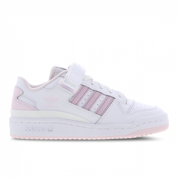 Kids adidas (GS) Forum Low City WHITE/PINK Skate Shoes GY8369 - GY8369