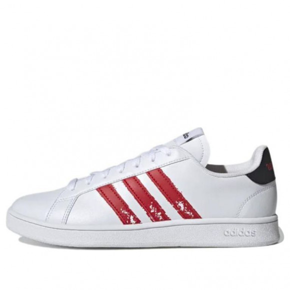 adidas neo Grand Court Base Beyond WHITE/RED Skate Shoes GZ0986 - GZ0986