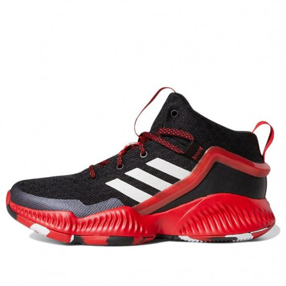 Adidas Lockdown J Wear-resistant Non-Slip Black Red - GZ3083
