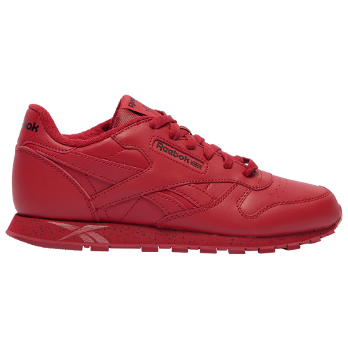 Reebok Classic Leather - Boys' Grade School Running Shoes - Red / Red - GZ4196