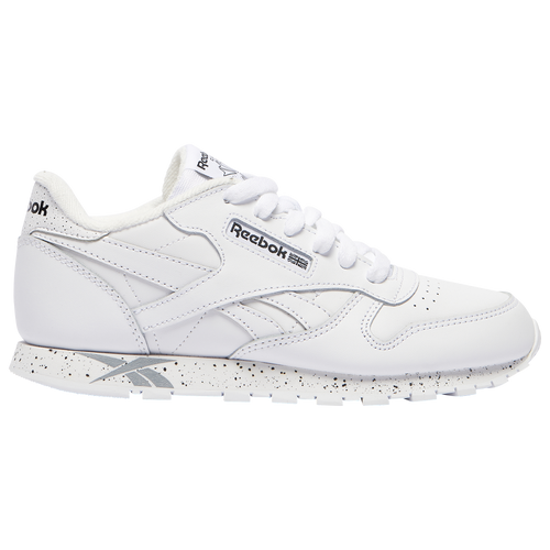Reebok Classic Leather - Boys' Grade School Running Shoes - White / White - GZ4217
