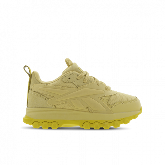 Cardi B x Classic Leather V2 Little Kid 'Weathered Yellow' - GZ4269