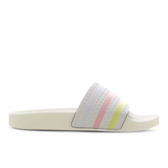 adidas Adilette W Off White/ Yellow Tint/ Pink Tint - GZ7061