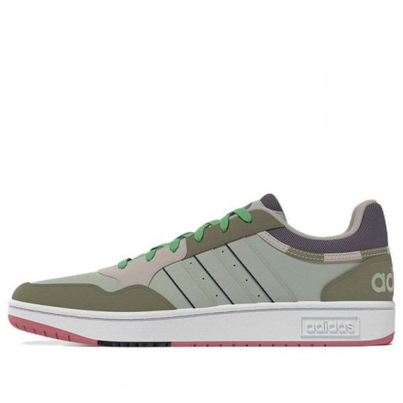 adidas neo Hoops 3.0 LIGHT GREEN/DARK GREEN/CREAM/PURPLE Skate Shoes GZ9476 - GZ9476