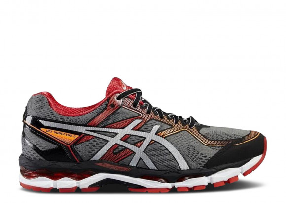 Asics Gel Surveyor 5 'Black Silver Vermilion' | Grey | Men's - Gel-Surveyor