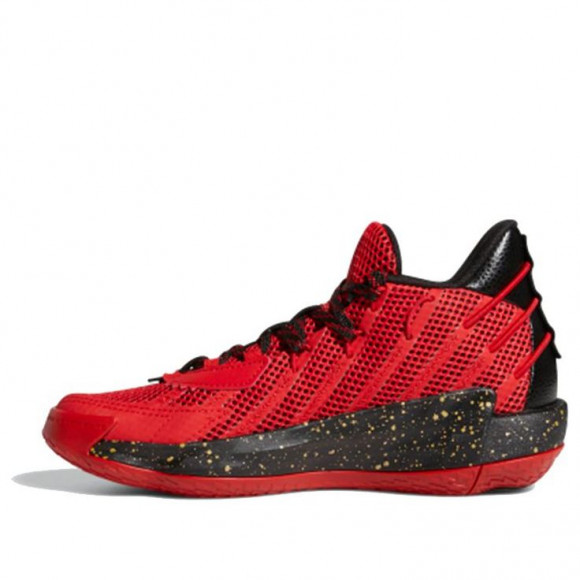 Adidas Dame 7 J Red/Black/Gold - H01364