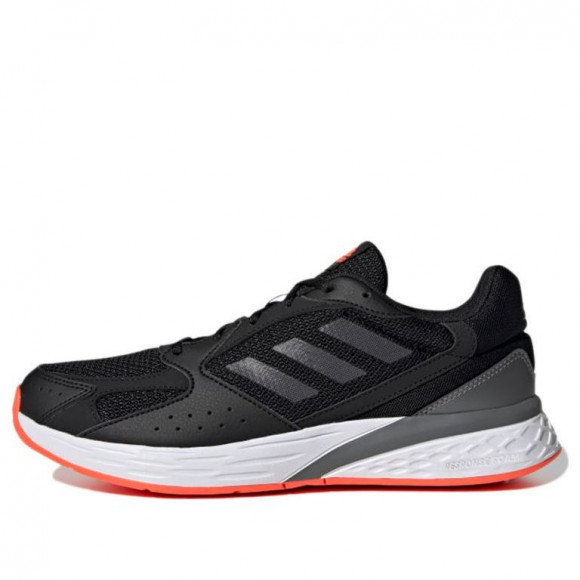 adidas Response Run BLACK/GRAY/ORANGE Marathon Running Shoes H02067 - H02067