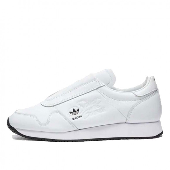 Adidas x Beams Spirit of the Games Slip On END. Exclusive Sneakers in White/Black - H02464