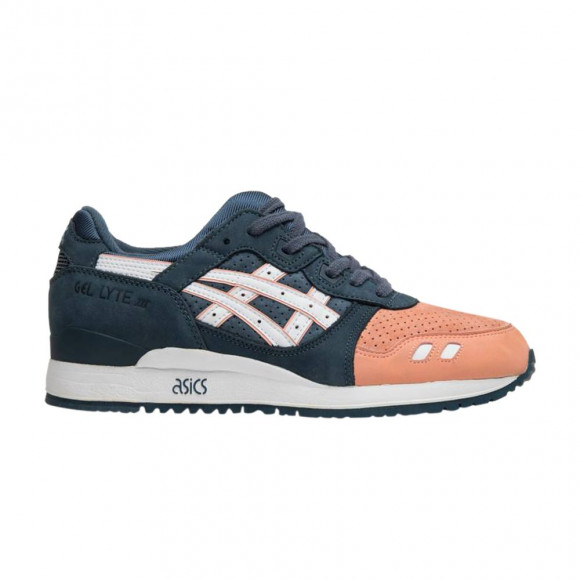 Ronnie Fieg x ASICS Gel Lyte 3 'Salmon Toe' Collector's Wooden Box | Blue | Men's Size 9 - H02AK-5001-SB