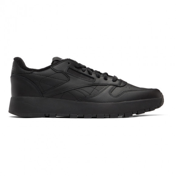 Maison Margiela Black Reebok Edition Classic Leather Tabi Sneakers - H04864