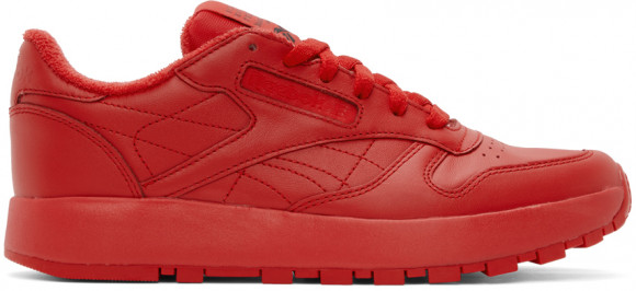 Maison Margiela 红色 Reebok 联名 Classic Leather Tabi 运动鞋 - H04866