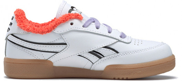 Reebok Tom & Jerry x Club C Revenge Little Kid 'Droopy' White/Gum/Black Sneakers/Shoes H05216 - H05216
