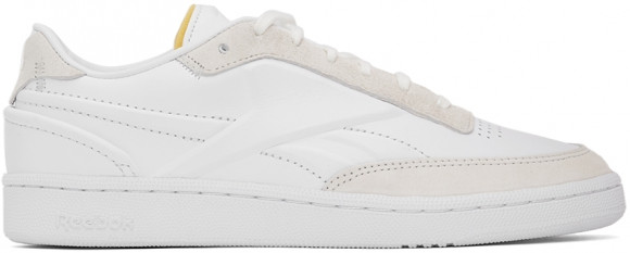 Reebok By Victoria Beckham White & Beige VB Club C Sneakers - H05430