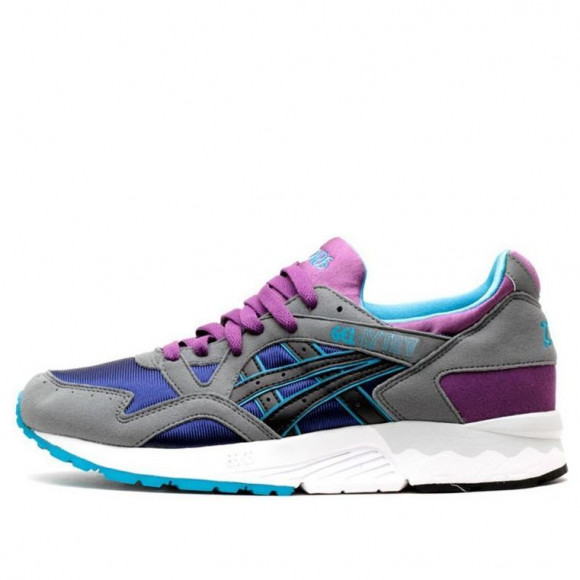 ASICS Gel-Lyte 5 Grey/Purple Marathon Running Shoes (Unisex/Leisure/Low Tops/Retro/Wear-resistant/Non-Slip) H312N-5190 - H312N-5190