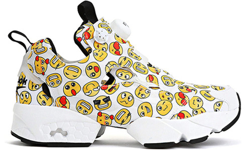 Reebok InstaPump Fury OG 'Emoji' White/Fierce Gold/Black Marathon Running Shoes/Sneakers H67436 - H67436