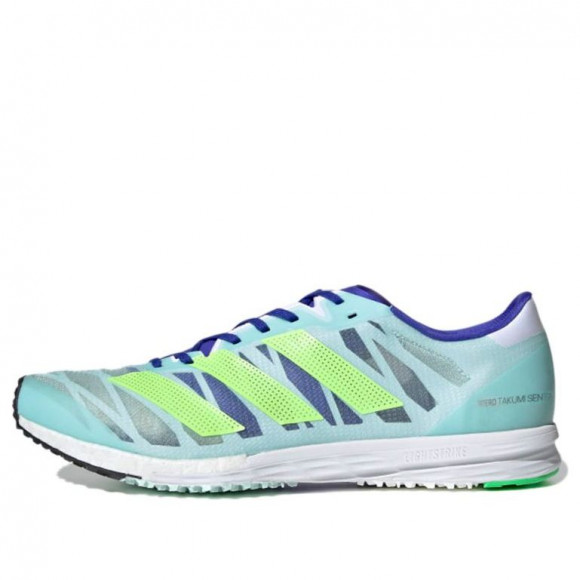 H67521 - adidas Originals a 3 Stripes Full Zip - adidas Adizero Sen 7 BLUE/GREEN/WHITE Marathon Running Shoes H67521