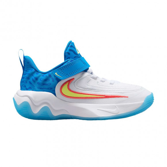 Nike Giannis Immortality 4 SE PS 'Photo Blue Light Lemon Twist' | Kid's Size 12.5 - HF1182-100