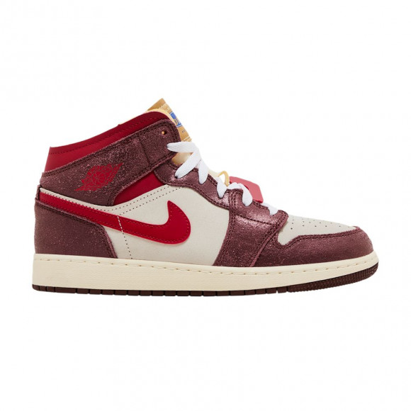 Air Jordan 1 Mid SE GS 'Breakfast' | Brown | Kid's Size 7 - HF3196-100