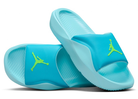 Jordan Franchise Slide Chlorine Blue Copa Electric Green - HF3263-400