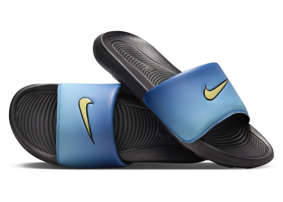 Nike Victori One Slide Hyper Blue Sky Blue Black Chamois - HF4073-400