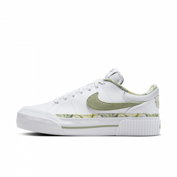 Chaussure Nike Court Legacy Lift pour femme - Blanc - HF5054-100