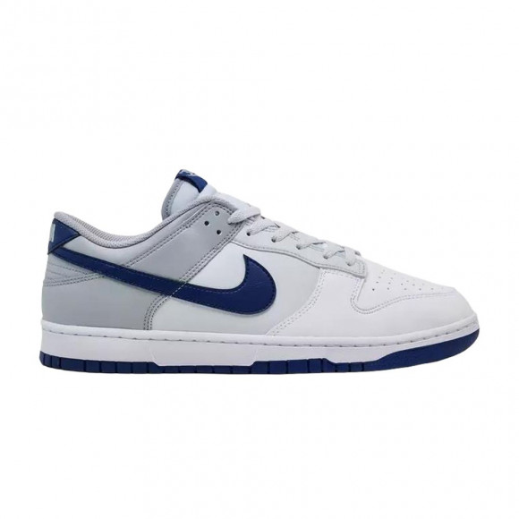 Nike Dunk Low 'White Deep Royal Pure Platinum Wolf Grey' | Men's Size 11 - HF5441-118