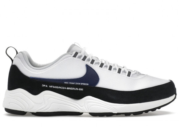 Nike x Fragment Air Zoom Spiridon SP Sneaker in White/Blue/Black - HF5455-100