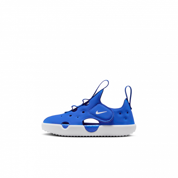 Nike Sunray Protect 4 Unisex Flip-Flops and Sandals - Blue - Size 3.5 - Mesh/Synthetic - HF6278-400