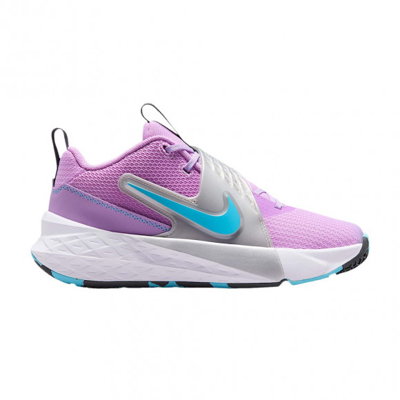 Nike Team Hustle D 12 GS 'Fuchsia Glow Metallic Silver' | Kid's Size 6.5 - HF6279-501