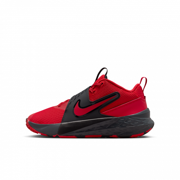 Nike Team Hustle D 12 GS 'University Red/Black/Anthracite/University Red' | Kid's Size 4 - HF6279-602