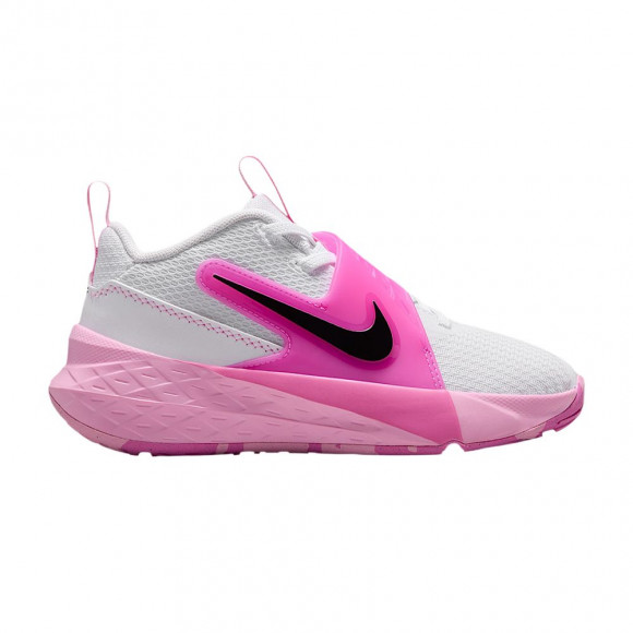 Nike Team Hustle D 12 PS 'White Pink Rise' | Kid's Size 13.5 - HF6280-106