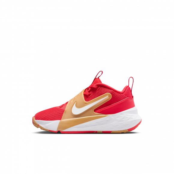 Chaussure Nike Team Hustle D 12 pour enfant - Rouge - HF6280-603