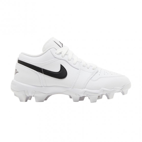 Jordan 1 Low Cleat GS 'White Black' - HF6885-100