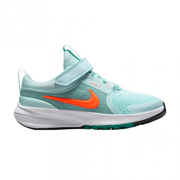 Nike Star Runner 5 PS 'Glacier Blue Energy Black Total Orange' | Kid's Size 11 - HF7005-404
