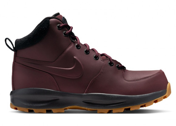 Nike Manoa Leather Burgundy Crush Black Gum - HF7095-600