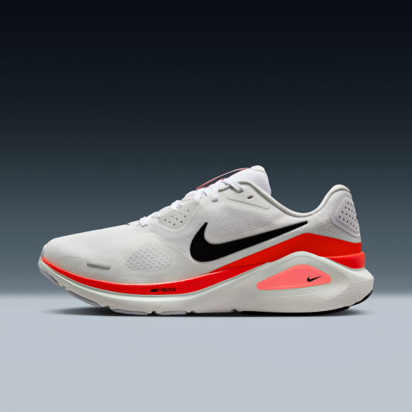 Nike Structure 26 White Black Bright Crimson - HJ1102-102