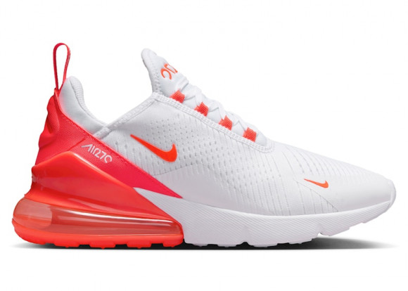 Nike Air Max 270 White Bright Crimson White (Women's) - HJ3222-102